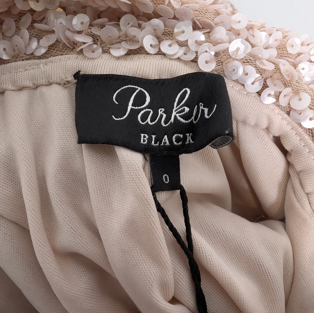 Parker Black Hannah Embellished Mini In Blush - Picture 5 of 8